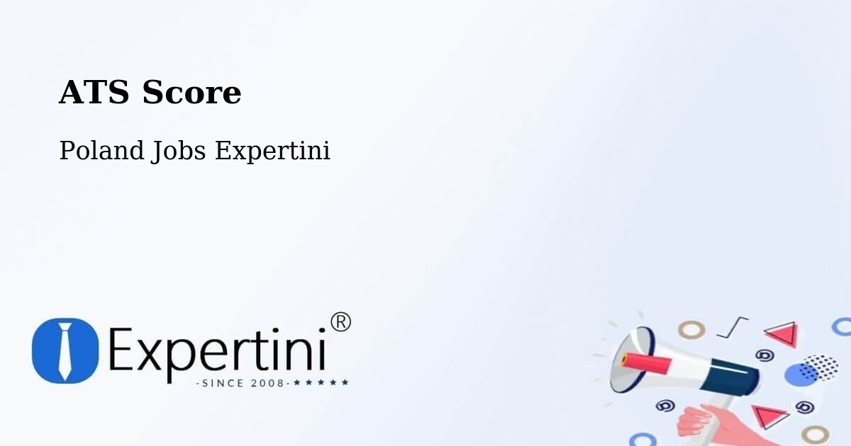 Resume ATS Score & Job Description Match Tool – Stężyca - Poland Jobs Expertini
