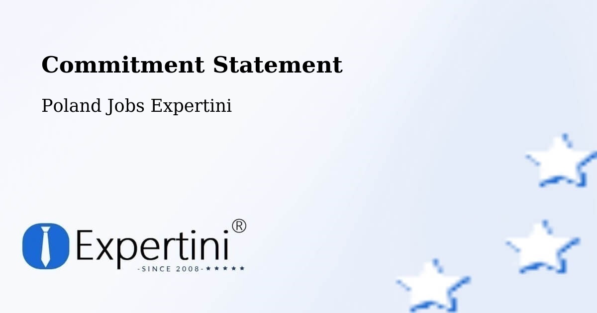Corporate Commitment – Stężyca - Poland Jobs Expertini