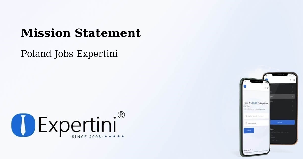 Corporate Mission – Stężyca - Poland Jobs Expertini