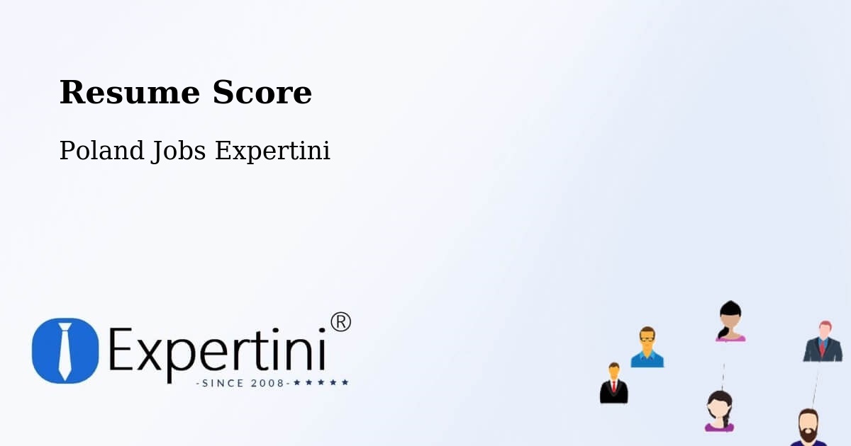 Resume Score & Job Description Match Tool – Stężyca - Poland Jobs Expertini