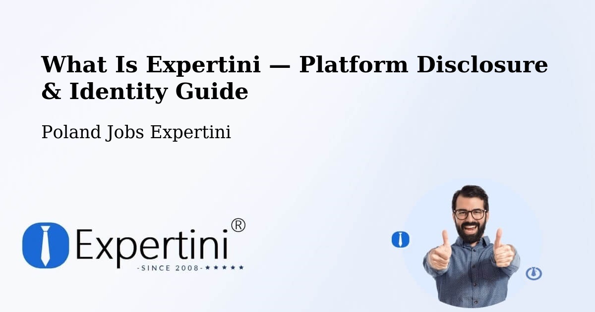 What Is Expertini — Platform Disclosure & Identity Guide – Stężyca